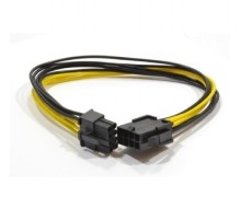 Cablexpert Удлинитель кабеля питания PCI-Express 6+2pin M/ PCI-Express 6+2pin F, 30см (CC-PSU-84)