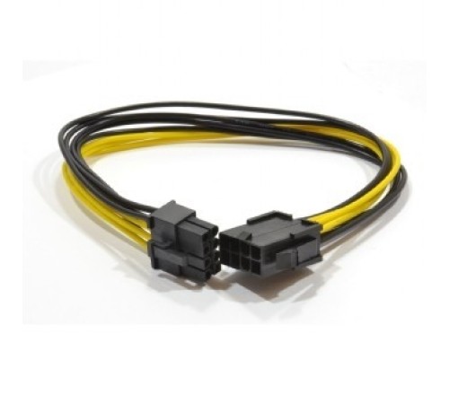 Cablexpert Удлинитель кабеля питания PCI-Express 6+2pin M/ PCI-Express 6+2pin F, 30см (CC-PSU-84)