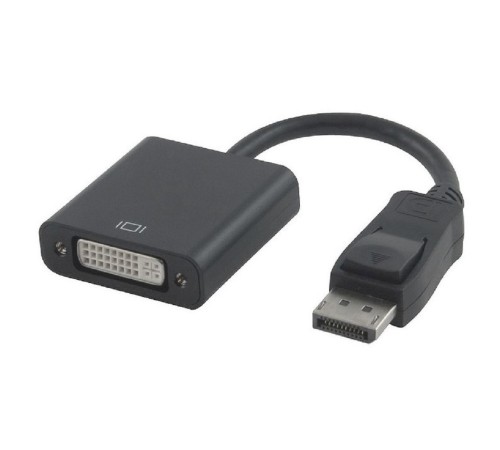 Gembird Переходник DisplayPort - DVI , 20M/19F, пакет черный [A-DPM-DVIF-002]