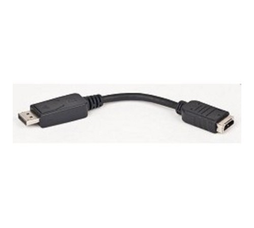 Gembird Переходник DisplayPort - HDMI  20M/19F, пакет черный [A-DPM-HDMIF-002]