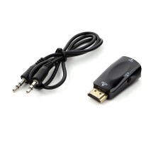 Gembird Переходник HDMI-VGA Cablexpert, 19M/15F (A-HDMI-VGA-02)