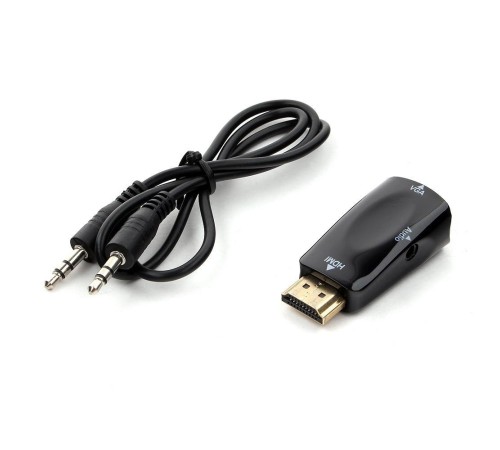 Gembird Переходник HDMI-VGA Cablexpert, 19M/15F (A-HDMI-VGA-02) Gembird Переходник HDMI-VGA Cablexpert, 19M/15F (A-HDMI-VGA-02)