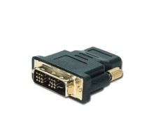 Gembird Переходник HDMI-DVI 19F/19M (мама-папа), золотые разъемы  [A-HDMI-DVI-2]