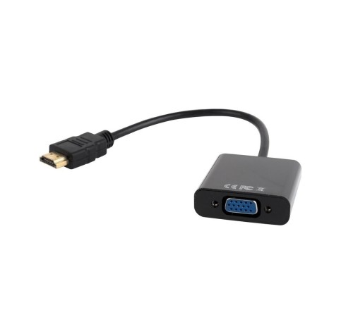 Gembird-Cablexpert Переходник HDMI-VGA, 19M/15F (A-HDMI-VGA-03) Gembird-Cablexpert Переходник HDMI-VGA, 19M/15F (A-HDMI-VGA-03)
