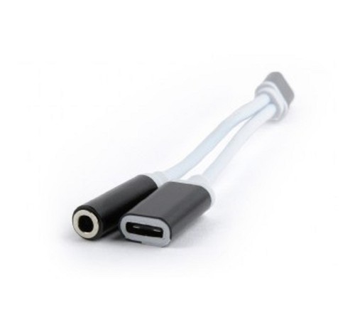 Cablexpert Переходник USB Type-C/Jack3.5 F+ Type-C F, черный, блистер (CCA-UC3.5F-02) Cablexpert Переходник USB Type-C/Jack3.5 F+ Type-C F, черный, блистер (CCA-UC3.5F-02)