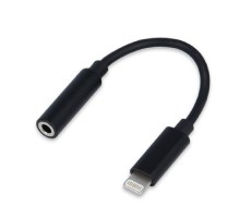 Cablexpert Переходник USB, Lightning/Jack3.5F, черный (CCA-LM3.5F-01)