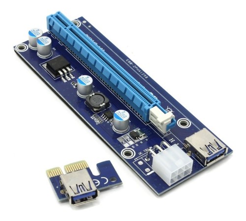 Espada Переходник/удлинитель (Riser) PCI-Ex1 (M) -> PCI-Ex16 (F)(ver009s), с питанием, 80cm (EPCIeKit) (43370) Espada Переходник/удлинитель (Riser) PCI-Ex1 (M) -> PCI-Ex16 (F)(ver009s), с питанием, 80cm (EPCIeKit) (43370)