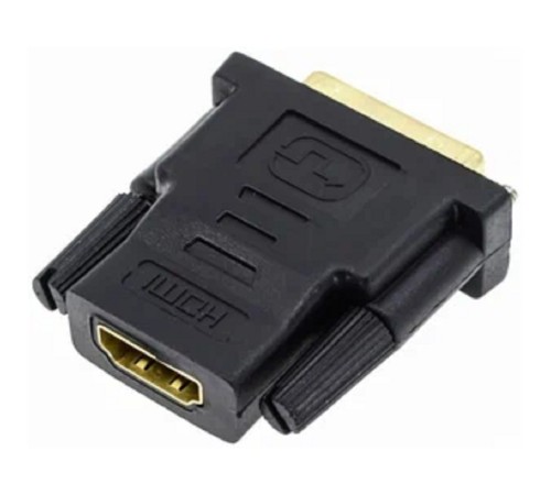 Bion Переходник HDMI-DVI 19F/19M (мама-папа), позолоченные контакты, черный [BXP-A-HDMI-DVI-2]