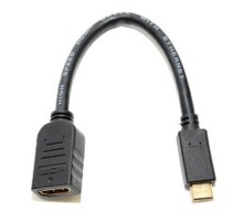 5bites BC-HDC2A1 Кабель-5bites Адаптер HDMI F / mini HDMI M 1.4B, зол.разъемы