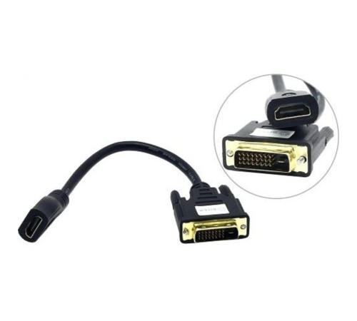 5bites BC-HDF2DVI Кабель-5bites Адаптер DVI (24+1) M / HDMI F, зол.разъемы 5bites BC-HDF2DVI Кабель-5bites Адаптер DVI (24+1) M / HDMI F, зол.разъемы