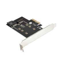 Exegate EX283713RUS Переходник EXE-509 M.2 B key + M.2 M Key -> PCI-Ex4/SATA