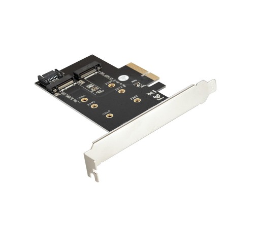 Exegate EX283713RUS Переходник EXE-509 M.2 B key + M.2 M Key -> PCI-Ex4/SATA Exegate EX283713RUS Переходник EXE-509 M.2 B key + M.2 M Key -> PCI-Ex4/SATA