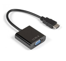 Exegate EX284926RUS Кабель-переходник HDMI-VGA ExeGate EX-HDMIM-VGAF-0.15 (19M/15F, 0,15м)
