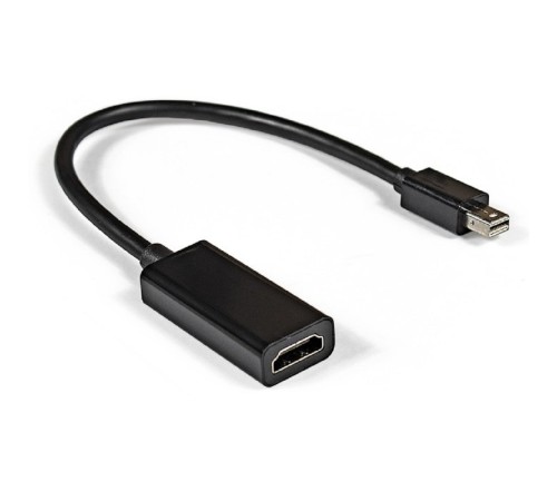 Exegate EX284922RUS Кабель-переходник miniDisplayPort-HDMI ExeGate EX-mDPM-HDMIF-0.15 (mini20M/19F, 0,15м)