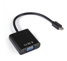 Exegate EX284923RUS Кабель-переходник miniDisplayPort-VGA ExeGate EX-mDPM-VGAF-0.15 (mini20M/15F, 0,15м)