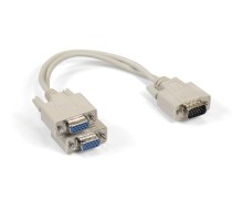 Exegate EX284939RUS Кабель-разветвитель ExeGate EX-CC-VGA-15M2x15F-0.3 (монитор - 2xSVGA card, 15M/2x15F, 0,3м)