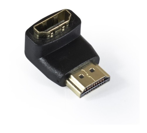 Exegate EX284919RUS Переходник HDMI-HDMI ExeGate EX-HDMI90-FML (19M/19F, угловой, позолоченные контакты)