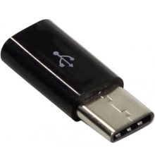 ORIENT Переходник USB 2.0 micro-Bf (5pin) UC-201 -> Type-Cm (24pin), черный
