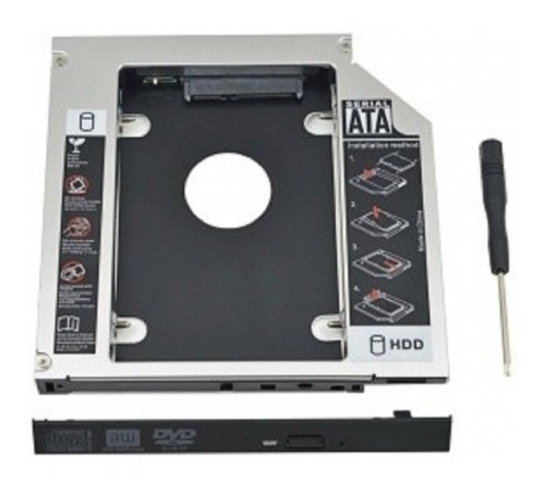 ORIENT Адаптер UHD-2SC9, для 2.5” SATA HDD для установки в SATA отсек оптического привода ноутбука 9.5 мм (30262)