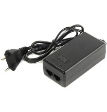 ORIENT SAP-C48POE, PoE инжектор питания 24 Вт, AC 100-240V/ DC 48V, 0.5A, вход: RJ45 LAN 10/100, выход: RJ45 PoE тип B (4/5+,7/8-), совместим с оборудованием PoE IEEE 802.3af, длина кабеля 0.9 м