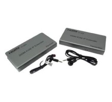 ORIENT VE052, HDMI KVM IP extender, HDMI+USB удлинитель до 200 м по витой паре Cat5e/6, HDMI 1.3, 1080p@60Hz, HDCP, (исп.TCP/IP про-л, код-а H.264, битрейт 8Mbps) пит. от вн. БП 5В/2А, (31069)