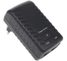 ORIENT SAP-48POE 1A, PoE инжектор питания 48W, AC 100-240V/ DC 48V, 1.0A, вход: RJ45 LAN 10/100, выход: RJ45 PoE тип B (4/5+,7/8-), совместим с оборудованием PoE IEEE 802.3af, (30428)
