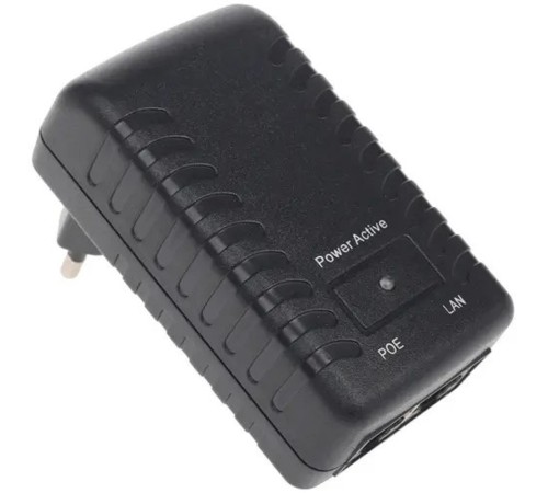 ORIENT SAP-48POE 1A, PoE инжектор питания 48W, AC 100-240V/ DC 48V, 1.0A, вход: RJ45 LAN 10/100, выход: RJ45 PoE тип B (4/5+,7/8-), совместим с оборудованием PoE IEEE 802.3af, (30428)