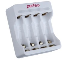 Perfeo PF_B4029 зарядное устройство PF-UN-410 Ni-MH/CD, 5V, 4 слота, AA/AAA т