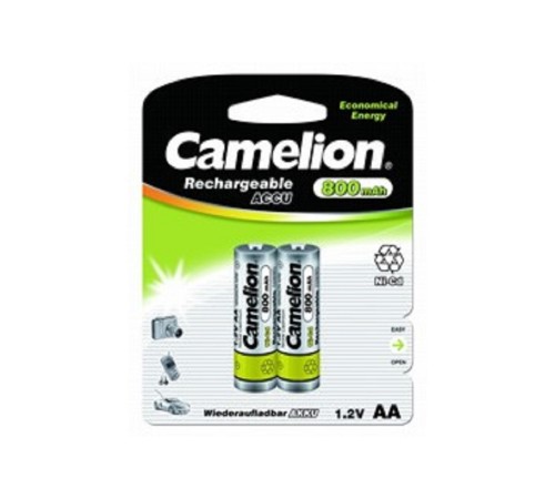 Camelion AA- 800mAh Ni-Cd BL-2 (NC-AA800BP2, аккумулятор,1.2В) (2 шт. в уп-ке) Camelion AA- 800mAh Ni-Cd BL-2 (NC-AA800BP2, аккумулятор,1.2В) (2 шт. в уп-ке)