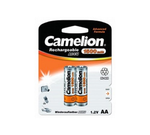 Camelion   AA-1500mAh Ni-Mh BL-2 (NH-AA1500BP2, аккумулятор,1.2В)  (2 шт. в уп-ке)