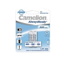 Camelion   AAA- 800mAh Ni-Mh  Always Ready  BL-2 (NH-AAA800ARBP2, аккумулятор, 1.2В)  (2 шт. в уп-ке)