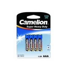 Camelion R03 Blue BL-4 (R03P-BP4B, батарейка,1.5В)