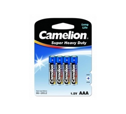 Camelion R03 Blue BL-4 (R03P-BP4B, батарейка,1.5В) Camelion R03 Blue BL-4 (R03P-BP4B, батарейка,1.5В)