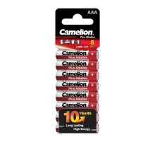 Camelion Plus Alkaline SP8 LR03  (LR03-SP8, батарейка,1.5В)(8шт. в уп-ке)