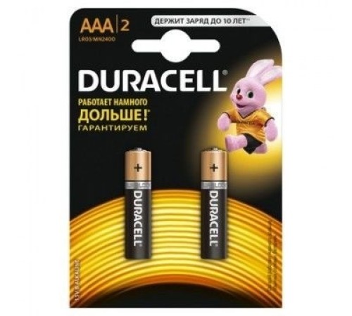 Duracell LR03-2BL BASIC CN (24/96/14592) (2 шт. в уп-ке) Duracell LR03-2BL BASIC CN (24/96/14592) (2 шт. в уп-ке)