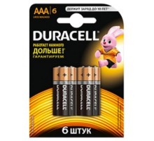DURACELL LR03-6BL BASIC (6/60/33840) (6 шт. в уп-ке)