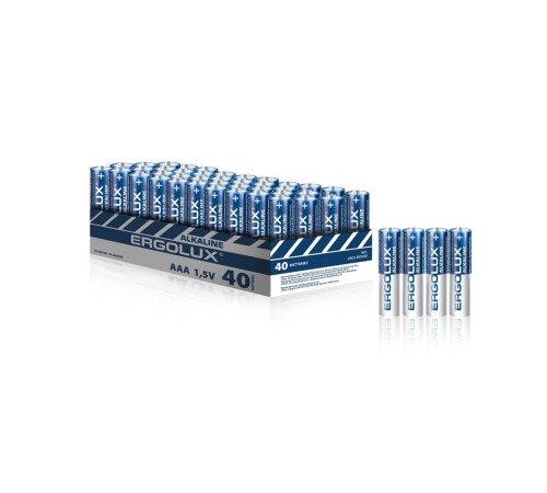 Ergolux...LR03 Alkaline BOX40 ( LR03 BOX40, батарейка,1.5В)(40 шт. в уп-ке) Ergolux...LR03 Alkaline BOX40 ( LR03 BOX40, батарейка,1.5В)(40 шт. в уп-ке)