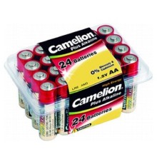 Camelion..LR 6 Plus Alkaline PB-24 (LR6-PB24, батарейка,1.5В)  (24 шт. в уп-ке)