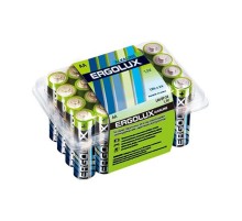 NEW Ergolux  LR6 Alkaline BP-24 (LR6 BP-24, батарейка,1.5В) (24 шт. в уп-ке)