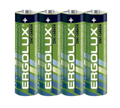 Ergolux R 6 SR4 (R6SR4 батарейка,1.5В) (4 шт. в уп-ке) Ergolux R 6 SR4 (R6SR4 батарейка,1.5В) (4 шт. в уп-ке)