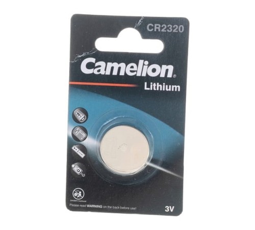 Camelion CR2320 BL-1 (CR2320-BP1, батарейка литиевая,3V)