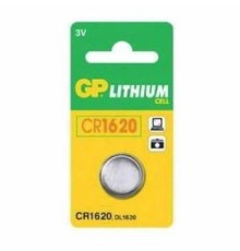 GP CR1620-7C1 10/900  (1 шт. в уп-ке)