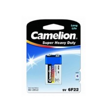 Camelion 6F22 Blue BL-1 (6F22-BP1B, батарейка,9В) (1 шт. в уп-ке)