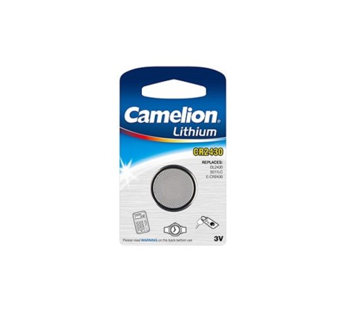 Camelion CR2450 BL-1 (CR2450-BP1, батарейка литиевая,3V) (1 шт. в уп-ке)