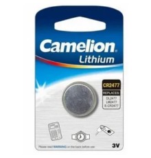 Camelion CR2477 BL-1 (CR2477-BP1, батарейка литиевая,3V) (1 шт. в уп-ке)
