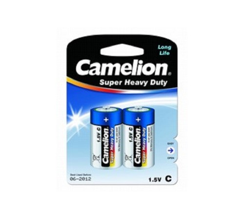 Camelion R14 Blue BL-2 (R14P-BP2B, батарейка,1.5В)
