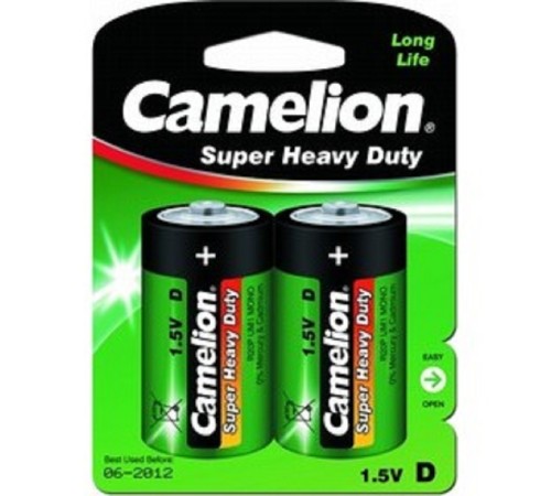 Camelion R20 BL-2 (R20P-BP2G, батарейка,1.5В) (2 шт. в уп-ке) Camelion R20 BL-2 (R20P-BP2G, батарейка,1.5В) (2 шт. в уп-ке)