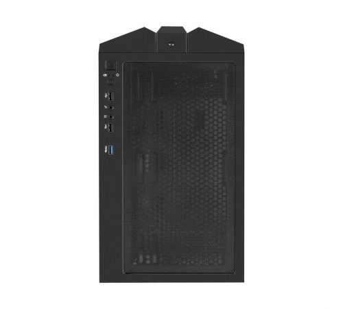 Exegate EX294966RUS Корпус Miditower ExeGate EVO-9205 (ATX, без БП, с окном, 1*USB+1*USB3.0, аудио, 3 вент. 12см с RGB подсветкой)