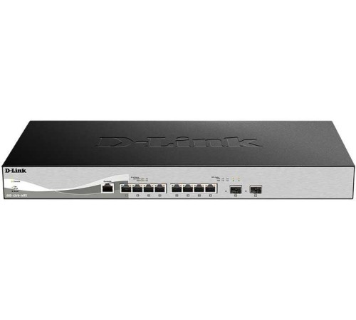Коммутатор D-Link DXS-1210-10TS 8G 2SFP+ настраиваемый
