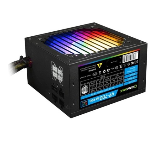 GameMax Блок питания ATX 700W VP-700-RGB-MODULAR 80+, Ultra quiet GameMax Блок питания ATX 700W VP-700-RGB-MODULAR 80+, Ultra quiet